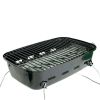 17.5" 10,000 BTU 1 Burner Portable Propane Gas Grill, Black