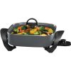 Family-Sized Electric Skillet with Diamond Shield Nonstick Coating, 12-Inch