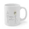 Mindful Stick Figure Humor Mug Ceramic Mug 11oz