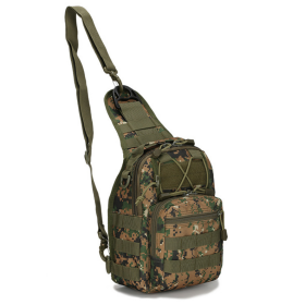 Tactical Military Sling Shoulder Bag (Color: BDU Digital)