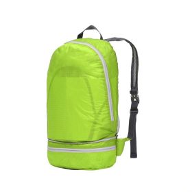 Portable Hiking Backpack Lightweight Travel Outdoor Camping Daypack (Color: green)