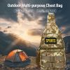 Multi-pocket Crossbody Camouflage Bag for Outdoor Camping Hiking